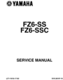 Thumbnail Yamaha FZ6 / FZ6SS / FZ6SSC   COMPLETE OFFICIAL FACTORY SERVICE / REPAIR / WORKSHOP MANUAL