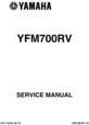 Thumbnail Yamaha YFM700RV Raptor ATV COMPLETE OFFICIAL FACTORY SERVICE / REPAIR / WORKSHOP MANUAL