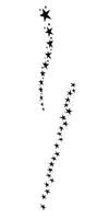 Thumbnail 2 x Tattoo flashes - Shower of little stars