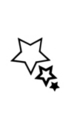 Thumbnail Tattoo flash - Three stars