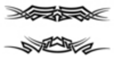 Thumbnail 2 x Tattoo flashes - Tribal Armbands