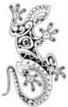 Thumbnail Tattoo flash - Polynesian Style Gecko