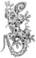 Thumbnail Tattoo flash - waves Gecko