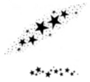 Thumbnail 2 x Tattoo flashes - Shower of stars