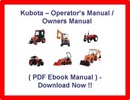 Thumbnail KUBOTA L2250 L2550 L2850 L3250 TRACTOR OPERATORS MANUAL / OWNERS MANUAL - (BEST QUALITY MANUAL) - INSTANT DOWNLOAD !!