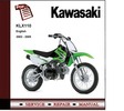 Thumbnail Kawasaki KLX110 2002 - 2009 Service Repair Manual