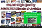 Thumbnail Massive High Quality PLR, MMR Collection 100,000 Products Thumbnail Massive High Quality PLR, MMR Collection 100,000 Products