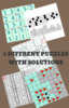Thumbnail 5 Different Puzzles With Solutions Includes Kendoku, Sodoku Thumbnail 5 Different Puzzles With Solutions Includes Kendoku, Sodoku