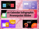 Thumbnail 20 Editable Calendar Infographics Powerpoint Slides