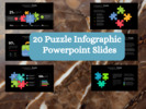 Thumbnail 20 Editable Puzzle Infographic Powerpoint Slides