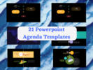 Thumbnail 21 Editable Agenda Powerpoint Template Slides