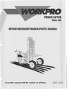 Thumbnail WORK PRO440 POWERLIFTER SERVICE MAINTENANCE MANUAL