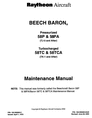 Thumbnail Beechcraft Baron 58P 58PA 58TC 58TCA Maintenance Manual