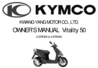 Thumbnail Kymco Vitality 50 4T Owner Manual