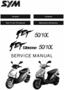 Thumbnail Sym Jet 50 and 100  Service manual