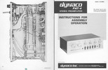 Thumbnail DYNACO  INSTRUCTION  SERVICE MANUAL  TRANSISTOR SET