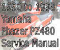 Thumbnail 1990-1998 Yamaha PZ480 Phazer Service Manual 