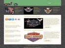 Thumbnail Harley Website Template - Template with PLR