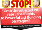 Thumbnail Noob List Building - eBook with PLR