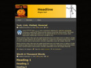 Thumbnail Halloween Website Templates # 1 With Plr