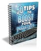 Thumbnail 50 Tips To Boost Your Productivity - eBook with MRR