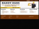 Thumbnail Handy Dan Mobile Site Template - Mobile Templates