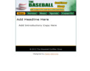 Thumbnail Baseball Shop Mobile Site Template - Mobile Templates