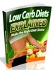 Thumbnail Low Carb Diets Explained - eBook with MRR