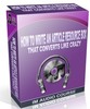 Thumbnail How To Write An Article Resource Box That Converts Like Crazy - Audio with PLR