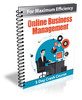 Thumbnail Online Business Management - eCourse with PLR