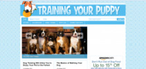 Thumbnail Train Your Puppy Blog - WP Blog with PLR