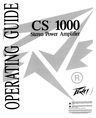 Thumbnail Peavey CS 1000 Stereo Power Amplifier