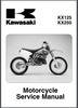 Thumbnail Kawasaki KX125 KX250 Service Manual 2003-2008