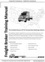 Thumbnail Freight Broker Training Manual