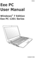 Thumbnail Asus 1201N manual