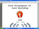 Thumbnail Core Strategies Of List Building