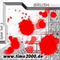 Thumbnail Tymoes Splat Photoshop Brush - Donwload Addons, Shapes Brushes for adobe photoshop 6.0, 7.0, cs and cs2 not for free