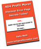 Thumbnail Profit More From Error Pages