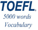 Thumbnail TOEFL Audio Vocabulary in Use: English - German. 5000 words