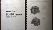 Thumbnail KOMATSU 6D140-1 series diesel engine repair workshop manual