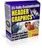 Thumbnail *NEW* 35 Header Graphics Package With Master Resale 2011