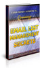 Thumbnail Email List Management Secrets Unrestricted PLR Ebook