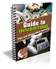 Thumbnail Guide To Investing Report with PLR