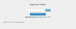 Thumbnail Google Page Rank Checker