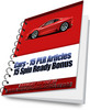 Thumbnail Cars - 15 PLR Articles Plus Bonus 15 Spin Ready Articles