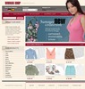 Thumbnail woman clothes online store templates
