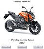 Thumbnail Kawasaki Z800 ABS Workshop Manual 2013