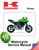 Thumbnail Kawasaki Versys 650 Mk1 Service Manual (2007-09)