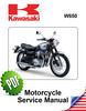 Thumbnail Kawasaki W650 Repair Manual (1999-2008)