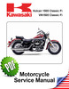 Thumbnail Kawasaki Vulcan VN1500 Classic Fi Repair Manual (1996-2008)